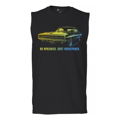 No Apologies Just Horsepower Muscle Shirt Muscle Car Vintage 1970 Power Men's