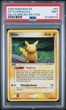 2005 Pokemon EX Ditto Pikachu Delta Species Reverse Holo #63 PSA 9 on eBay