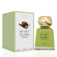 Al Rehab Choco Musk Pistachio Eau de Parfum Spray, 3.33 Fl Oz (100 ml)