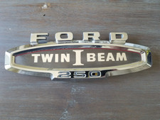 1964-1966 Ford F250 Fender Emblem Badge Twin I-Beam C6TB-16720-B OEM FoMoCo