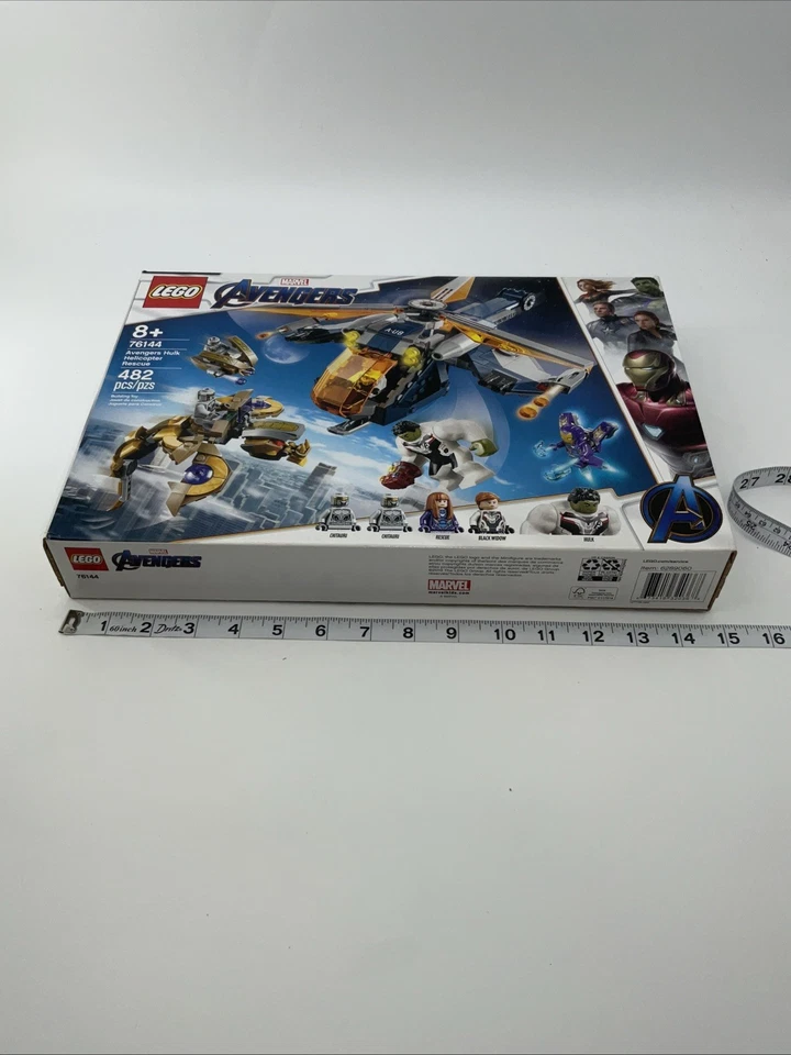 LEGO Marvel Avengers 76144 Hulk Rescue Helicopter New Factory Sealed 8+ 482pcs - Image 3 of 4