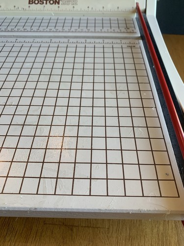 Vintage Boston 2612 Heavy Duty 12” Guillotine Style Paper Cutter Made In USA - Picture 4 of 8