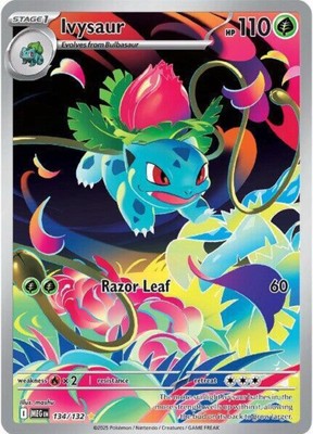 Pokémon Bisaknosp Ivysaur - 134/132 - ME01: Mega Evolution (MEG) German