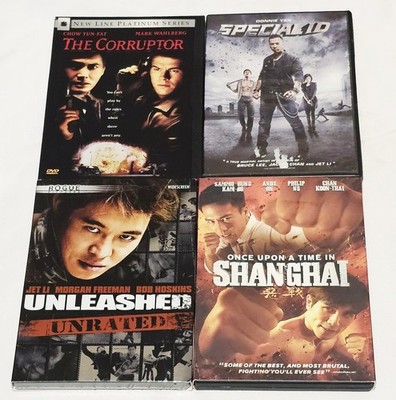 Unleashed (Sealed), Once Upon A Time In Shanghai, Special ID & Corruptor DVD Lot