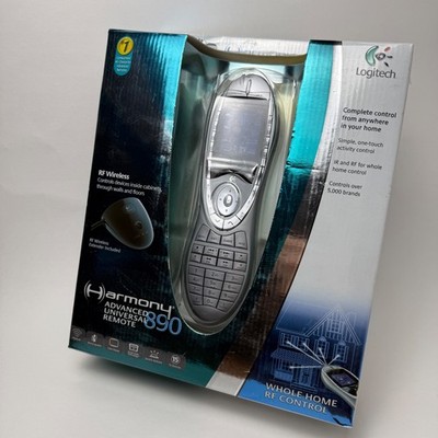 Logitech Harmony 890 Advanced Universal Remote + RF Extender - Complete Open Box