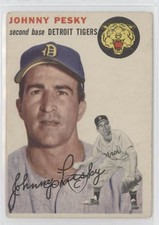1954 Topps Johnny Pesky #63 0z0n