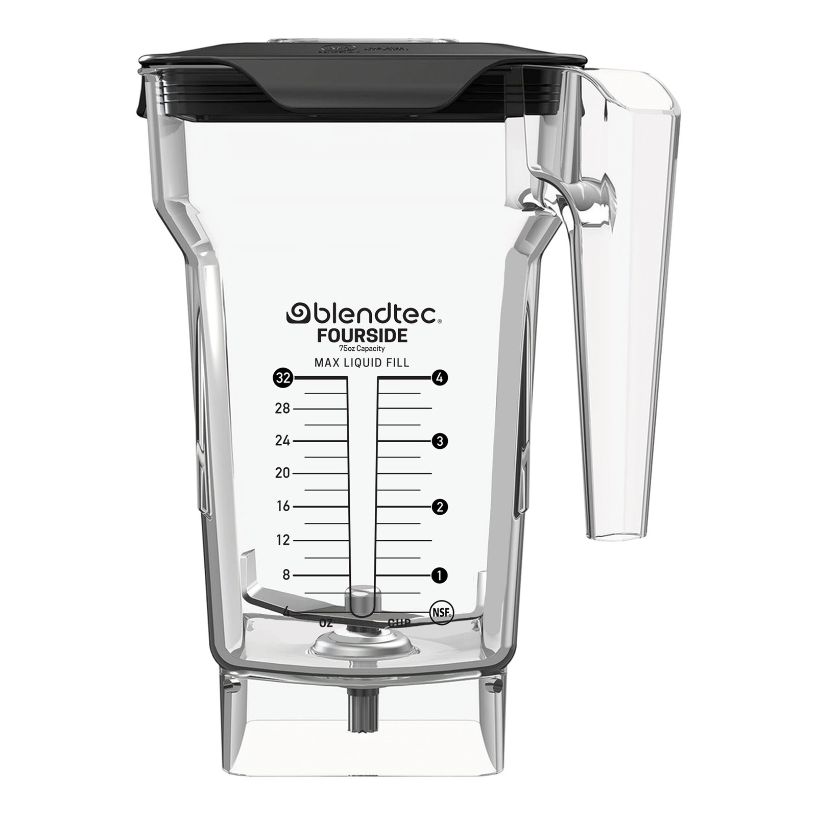 Blendtec FourSide Commercial Blender Jar 75 oz - Replacement