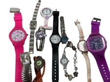 Mixed Wristwatches Lot Various Styles Colours and Bands Used 2205