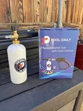 Tool Daily B07HC898GM 1L Foam Cannon with 5 Pressure Nozzle Tips