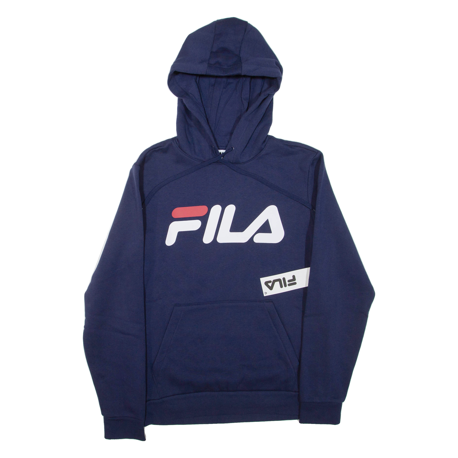 FILA Felpa con Cappuccio Uomo Blu S