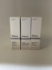 The Ordinary Niacinamide + Zinc 1%, Hyaluronic Acid 2% + B5, Caffeine Solution5%