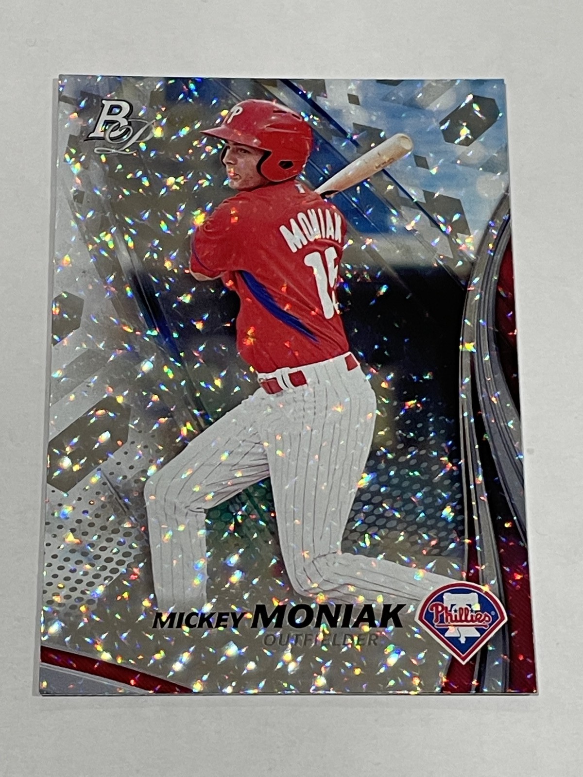 2017 Bowman Platinum Baseball Ice Top Prospects - Mickey Moniak - Phillies