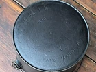 Pre Griswold Erie #7 Cast Iron Flat Bottom Kettle