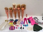 Vintage 70s Malibu Barbie & Skipper Doll Lot - Mattel - Clothes Accessories 80s