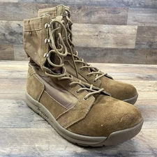 NORTIV 8 Men's Military Tactical Work Boots Leather Motorcycle Combat Boots 13