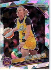 2025 Panini Prizm WNBA Ice Prizms Julie Vanloo #132 | Los Angeles Sparks