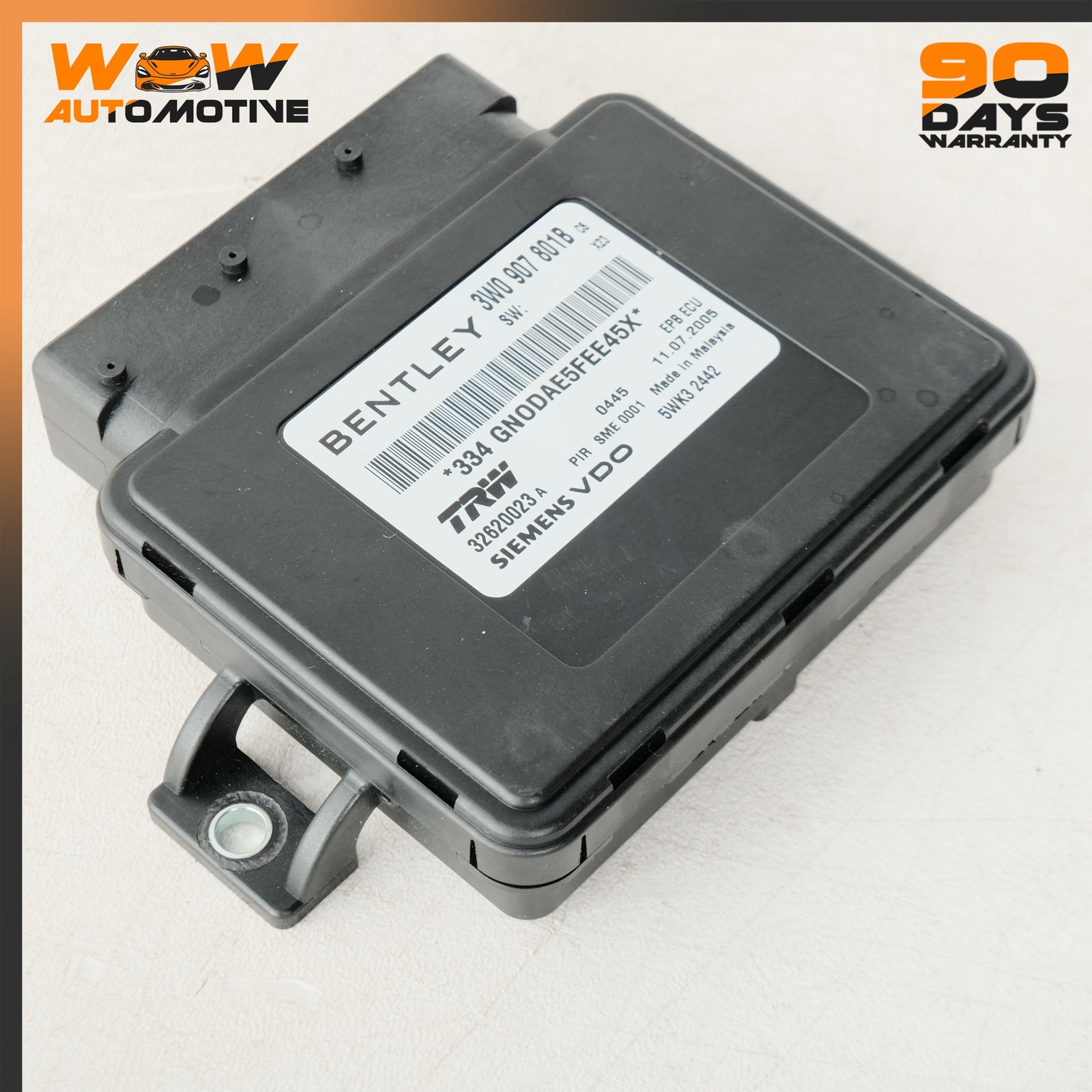 04-13 BENTLEY CONTINENTAL FLYING SPUR ELECTRONIC PARKING BRAKE CONTROL MODULE OE