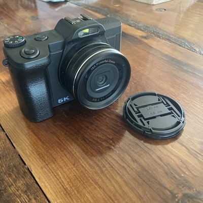 5K Digital Camera DC201 WiFi Autofocus Vlogging Camera for YouTube- No Charger