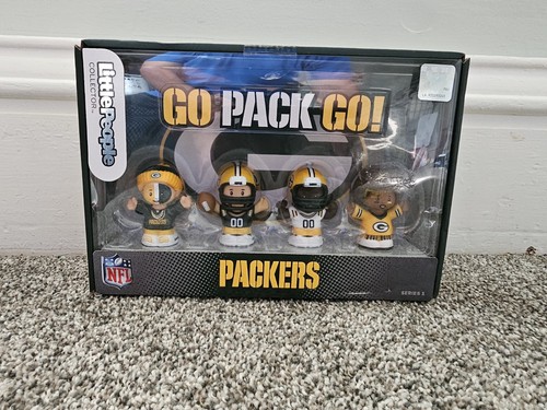 Fisher-Price Little People Paquete de 4 Figuras Green Bay Packers Juego de Coleccionista - Imagen 2 de 6