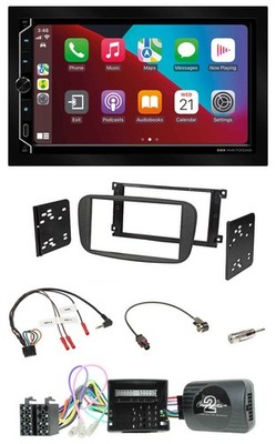 ESX 2DIN DAB USB Steering Wheel Bluetooth Car Stereo for 2007 Ford Focus C-Max Galaxy