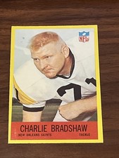 1967 Philadelphia Charlie Bradshaw #122 New Orleans Saints 1967CB2