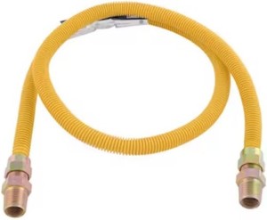 Eastman 20YE505048B 48 Inch x 1/2 Inch OD Flexible Gas Line Connector with (2)