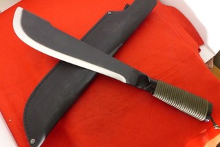 Condor El Salvador 18" Crocodilian Fixed Blade Machete CTK424 Sheath Knife
