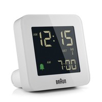 Braun BC 09 W-DCF White Radio Controlled Alarm Clock/Alarm Clock 67019