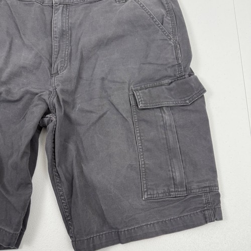 Carhartt Mens Relaxed Fit Cargo Shorts Gray Cotton Canvas Size 40 Workwear - Picture 8 of 10