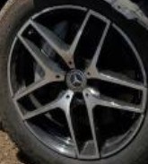 2018 GLC Class OE Wheel 253 Type Glc350E 19x8 10 Spoke W/ Black Mercedes-Benz