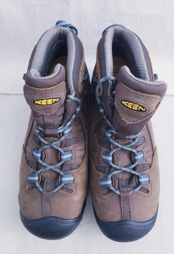 Botas de trabajo utilitarias Keen Dry impermeables con puntera de acero para hombre 10,5 ASTM F2413-11 Foto 3 de 4