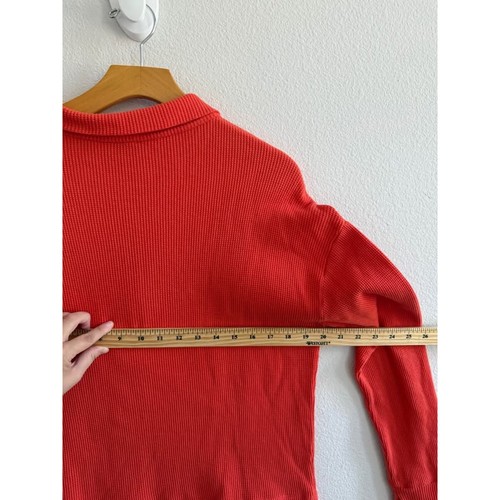 Kule Women’s Cotton Waffle Knit 3 Quarter Zip Sweater Sz XS - Picture 6 of 7
