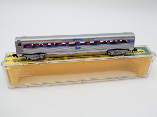 N   Minitrix   3053   /    Personenwagen 3339 - Amtrak   /  OVP | Zustand: Gebraucht