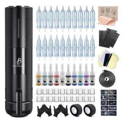 Biomaser Wireless Machine Set Wireless Maschine Pen 1800 mAh Akku Rotary pen