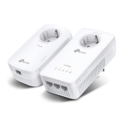 TP-Link TL-WPA8631P KIT AV1300 Gigabit Powerline WiFi Extender Kit, 2er Pack