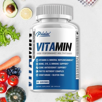 Men's Multivitamin with Essential Minerals, Phytonutrient Complex, 120 Capsules