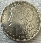 1921-D Morgan Dollar Uncirculated Denver Mint 90% Silver $1 Coin