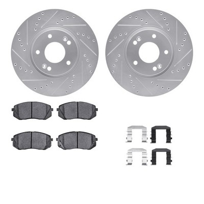 Dynamite Friction Disc Brake Kit for 2012-2016 Kia Sportage 7512-21025