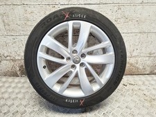18" INCH ALLOY WHEEL WITH DAMAGED TYRE 95440992 VAUXHALL MOKKA X 2017