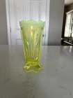 Fenton Cactus Pattern Opalescent Vase 7”