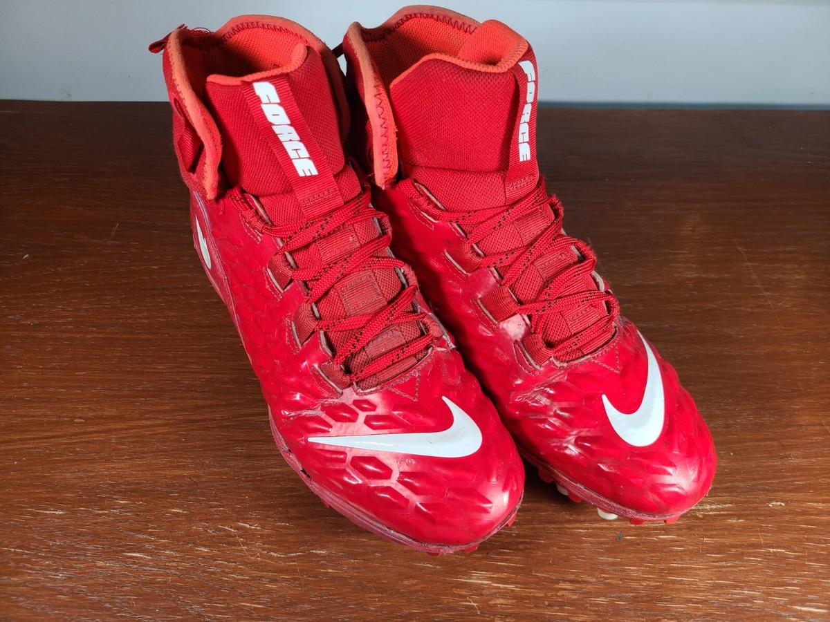 Nike Force Savage Varsity Football Cleats Mens Sz 10.5 Red  display picture 2
