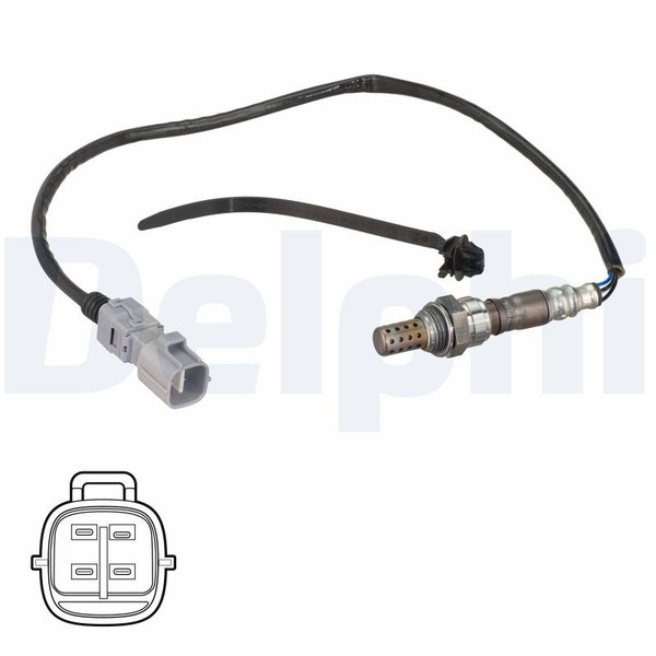 Delphi Lambdasonde Regelsonde Passend FüR Toyota Auris 1.8 Hybrid-image
