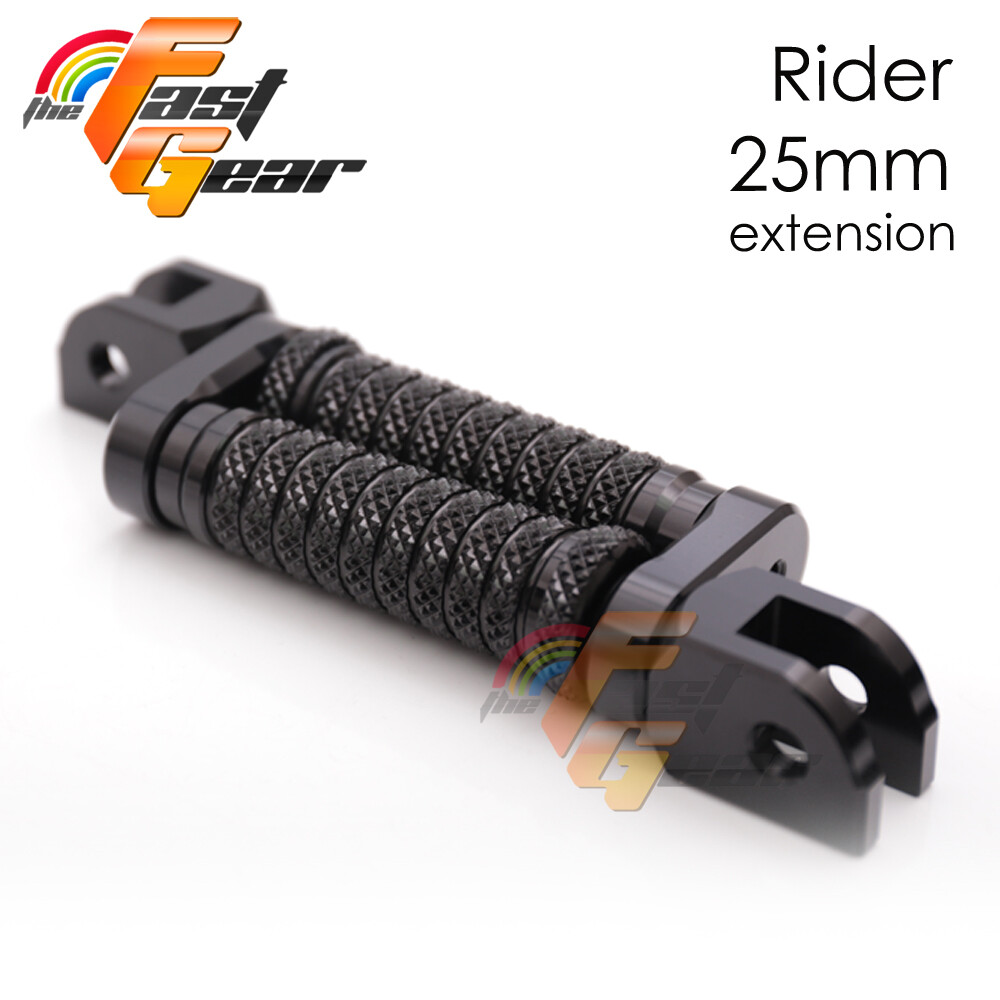 For Triumph Tiger 800 ABS 1314 MGRIP Front Footpegs 25mm Adjustable Black eBay