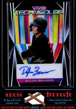 1-2022 Leaf Vivid Technicolor Black Auto Dylan Beavers Orioles 6/20 #T-DB1