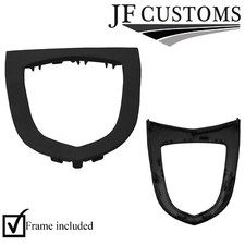 SCHWARZ LEDER ITALIENER SCHALTSACK UMGEBEN DECKEL+RAHMEN F?R PEUGEOT 308 08-14