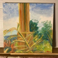 “Van Go” 12x12 in. Original Oil Painting on Canvas