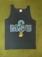 90s Michigan State Spartans - Vintage College Tank XL 