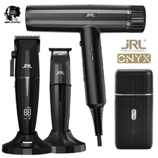 JRL ONYX FF 2020C-B + 2020T-B + SH2301 + FORTE PRO HAIR CLIPPER KIT + HAIR DRYER CHOICE