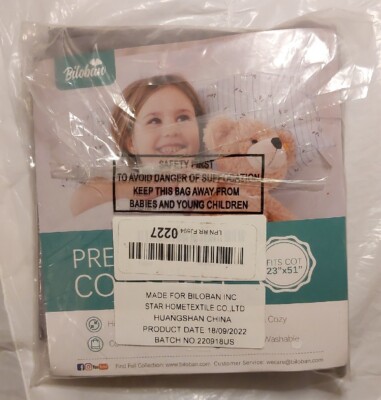 Standard Size Daycare/Pre-Shcool Cot Sheet Children Naptime Sheets 23''x51'' Gray