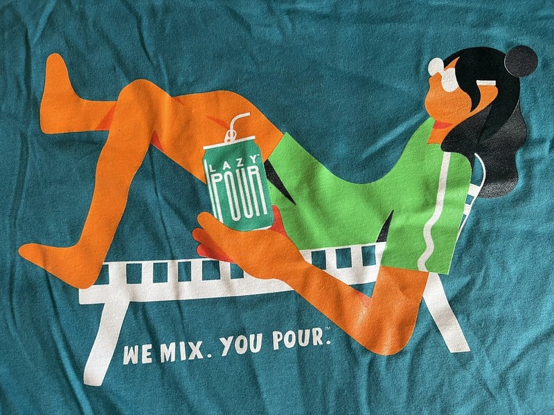 Lazy Pour Brewery Beer T-shirt - Official Merch - Size X-Large - Brand New!!!
